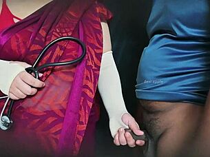 Oh Wow, Telugu Doctor Grabs And Checks Patient's Throbbing Cock In Hospital Exam!