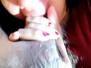 HORNY STEPMOM SUCKS COCK INTENSELY THEN GETS PUSSY PENETRATED IN HOMEMADE SEX!