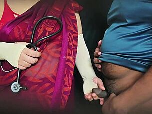 Oh Wow, Telugu Doctor Grabs And Checks Patient's Throbbing Cock In Hospital Exam!