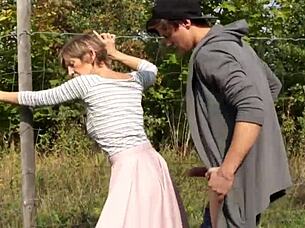 Fit Outdoor Granny With Young Cougar Vibes Gets Intense Hardcore Fucking She Begs For