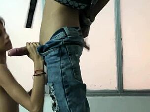 I was alone with this hot latina and couldnt resist fucking her passionately