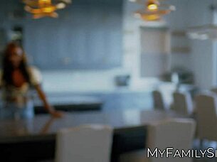 Gorgeous Ebony August Skye Rides Hard Cock