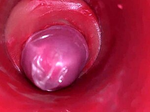 Camera Inside Pussy Captures Powerful Cumshot With Deep Internal Views In 4K