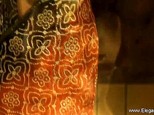 I feel the sensual tease from this sweet indian milf stripping.