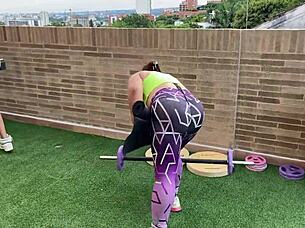 My neighbor John Smith notices my big ass and fucks me passionately in his apartment with intense blowjob and doggystyle.