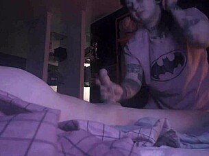 Spy webcam catches that blowjob till the cumshot hits