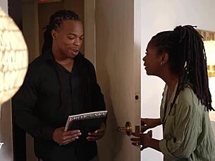 Hazel Grace BBC Sofa Fuck Creampie