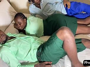 Oh yeah, these two dicks pound my pussy hard til i squirt everywhere