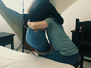 Petite Cute Girlfriend Teases With Natural Tits Before Intense Classroom Pounding