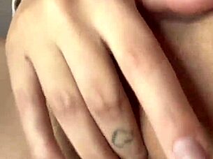 My pretty brunette pussy appears up close in solo display.