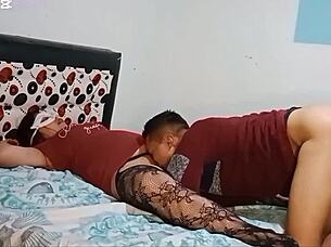 Hey pregnant Latina teen, wanna ride my huge cock in cowgirl for Valentine's Day?