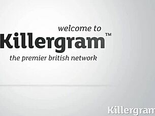 Slutty British teen with shaved pussy takes on older men in wild gloryhole gangbang