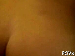 Shaved pussy gets sexy pounding from erected cock in rough hardcore action