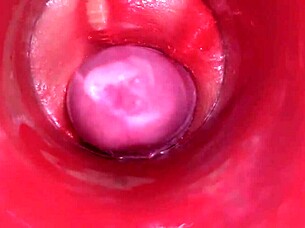 Camera Inside Pussy Captures Powerful Cumshot With Deep Internal Views In 4K