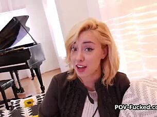 Smoking Hot Blonde Ready for Porn Action