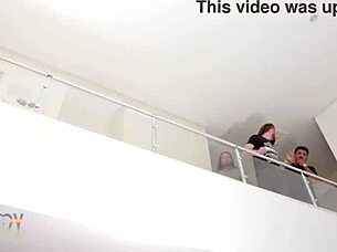 Sexy Latinas Bruna Santos And Sabrina Engage In Wild Group Scene With Dp, Footjob, And Intense Piss Drinking.