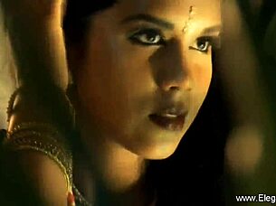 I feel the sensual tease from this sweet indian milf stripping.