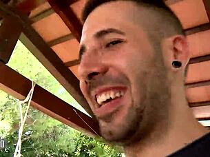 alana, the young 18+ blonde with rasta hairstyle, stars in her first porn video casually