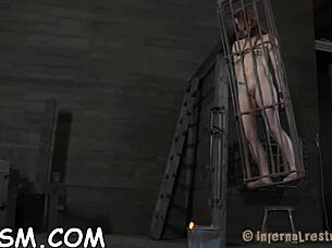 oh wow, this naughty brunette gets such a lusty caning in wild bdsm play! 🔥😈