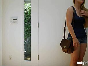 Hey, check out these two stunning babes meeting up for their first steamy threesome adventure! 🔥👭💦