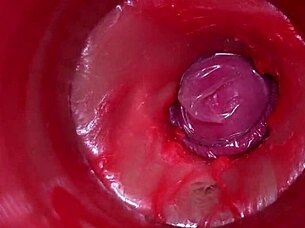 Camera Inside Pussy Captures Powerful Cumshot With Deep Internal Views In 4K