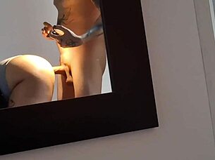 Whoa check this crazy curvy milf getting bent over in doggystyle action!