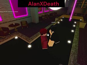She Started Sucking His Cock But Then The Admin Interrupted The Fun On Roblox