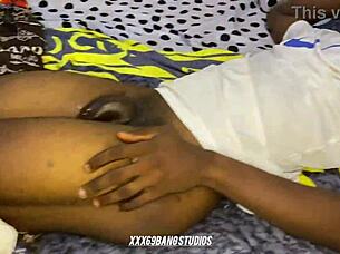 Naughty bitch creaming on my cock 😈