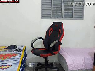 Suggestive Curvy Brazilian Latina In Shorts Bent Over For Tight Ass Doggystyle Pounding