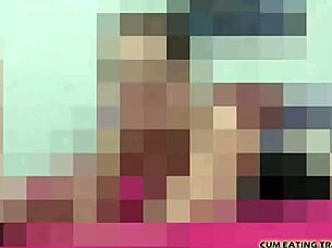 I-I can make you do anything I please, e-eating your own cum for me in this CEI session