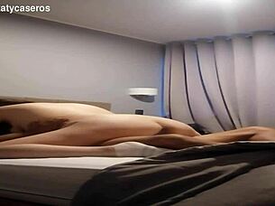 Conversational Quiero mas from this dancing couple but the guy can't keep up with intense bisexual orgasm action