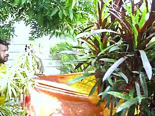 desi mallu bhabhi gets hardcore gangbang in different positions with four local boys 🔥