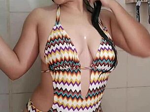 This girl couldn't find anyone to satisfy her desires so she takes matters into her own hands