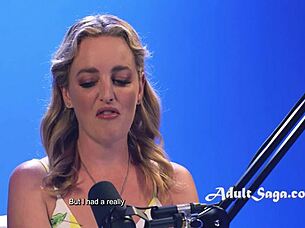 Overwhelmed By Sexy Australian Blonde Babe Charlie Forde In Solo