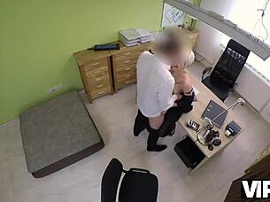 Agent calls Lussy Sweet for meeting but she seduces him in office