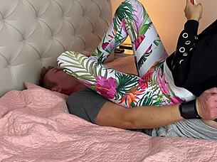 Asian foot domination captures slave.