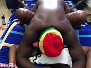 Oh, I can't get enough of this deep missionary pounding with my muscular black friend, screaming in orgasmic bliss together.