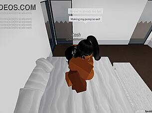 Young guy plays sex game with hungry slut craving big cock