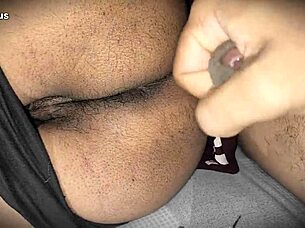 Personal i crave playing with my ebony stepmom's big ass in the dorm, fingering and cumming on it during taboo massage