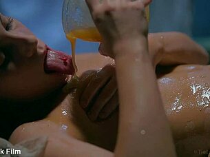 what if honey's erotic art meets paul black's kinky toy play in cinema?