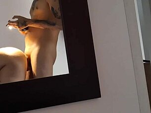 Whoa check this crazy curvy milf getting bent over in doggystyle action!