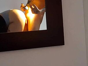 Whoa check this crazy curvy milf getting bent over in doggystyle action!