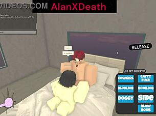 She Started Sucking His Cock But Then The Admin Interrupted The Fun On Roblox