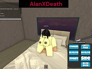 She Started Sucking His Cock But Then The Admin Interrupted The Fun On Roblox