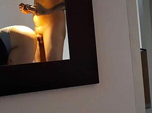 Whoa check this crazy curvy milf getting bent over in doggystyle action!