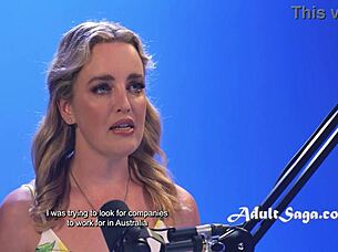 Overwhelmed By Sexy Australian Blonde Babe Charlie Forde In Solo