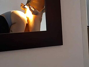 Whoa check this crazy curvy milf getting bent over in doggystyle action!