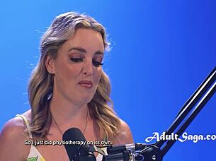 Overwhelmed By Sexy Australian Blonde Babe Charlie Forde In Solo