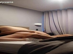 Conversational Quiero mas from this dancing couple but the guy can't keep up with intense bisexual orgasm action