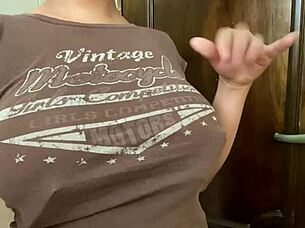 Natural Tits And Nipples In Surprise Play